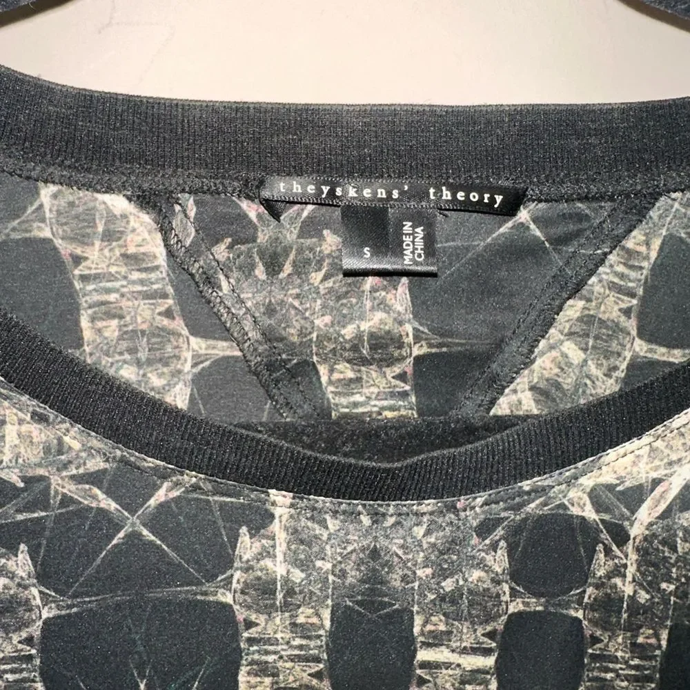 Theyskens’ Theory Silk Shirt Dress